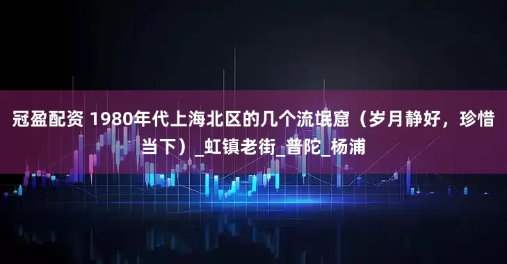 冠盈配资 1980年代上海北区的几个流氓窟（岁月静好，珍惜当下）_虹镇老街_普陀_杨浦